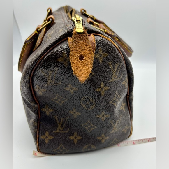 Louis Vuitton speedy 25 vintage Sp 1929 all tabs intact looks at photos - Picture 14 of 16